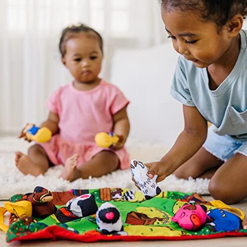 Melissa & Doug Melissa Doug Take-Along Farm Baby and Toddler Play Mat 19.25 x 14.5 inches