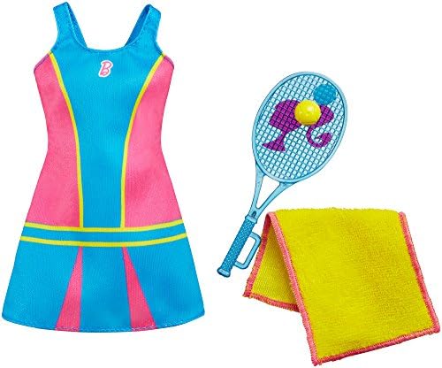 Barbie Fashions - Tennis Time Doll Outfit with Tennis Racket