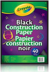 Crayola Canada Black Construction Paper Gifting