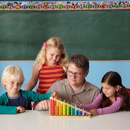 Melissa & Doug Melissa Doug Add Subtract Abacus - Educational Toy With 55 Colorful Beads