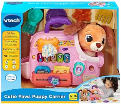 VTech Cutie Paws Puppy Carrier Blue