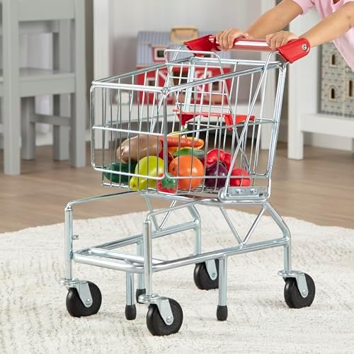 Melissa & Doug Melissa Doug Toy Shopping Cart With Sturdy Metal Frame