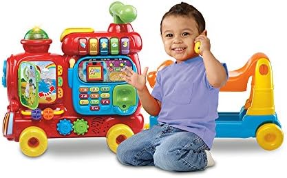 VTech Sit-to-Stand Ultimate Alphabet Train Frustration Free Packaging Pink