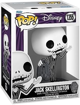 Funko POP Disney The Nightmare Before Christmas 30th - Jack Skellington with Gravestone - Collectable Vinyl Figure