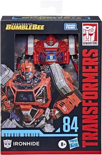Transformers Studio Series 84 Deluxe Class Bumblebee Ironhide Action Figure - Ages 8 and