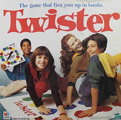 Hasbro Twister Family Board Game 1998 Edition 4 Players 8