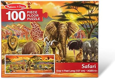 Melissa & Doug Melissa Doug African Plains Safari Jumbo Jigsaw Floor Puzzle