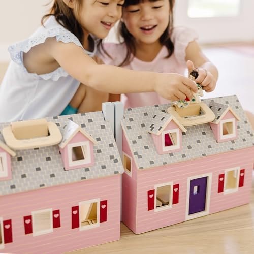 Melissa & Doug Melissa Doug Fold and Go Wooden Doll