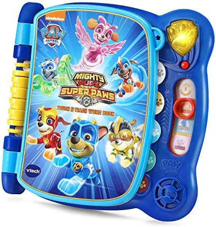 VTech PAW Patrol Mighty Pups Touch and Teach Word Book Blue