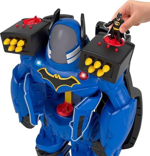 Fisher-Price Imaginext DC Super Friends Batman Toy Batbot Xtreme Robot Playset