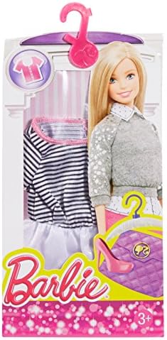 Barbie Fashion Pack Black Cheveron Trim Skirt