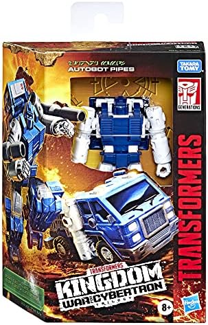 Transformers Generations War for Cybertron Kingdom Deluxe WFC-K32 Autobot Pipes Action
