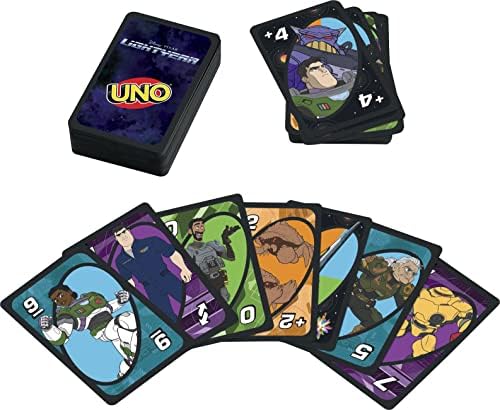 Mattel UNO Disney and Pixar Lightyear Card Game