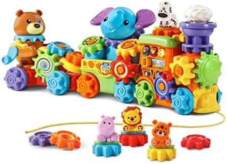 VTech GearZooz Roll and Roar Animal Train Frustration Free Packaging