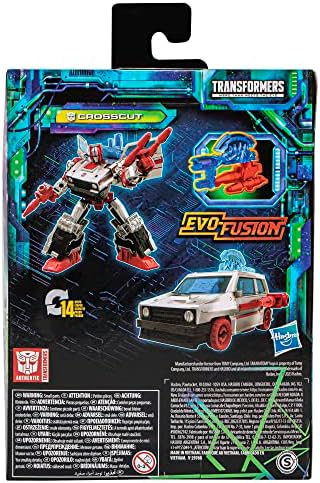 Transformers Legacy Evolution Deluxe Crosscut Toy 5.5-inch Action Figure for Boys and
