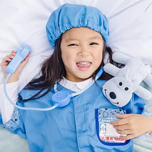 Melissa & Doug Melissa Doug Veterinarian Role Play Costume Dress-Up Set 9 pcs