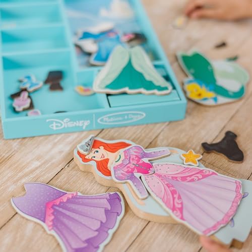 Melissa & Doug Melissa Doug Disney Cinderella Magnetic Dress-Up Wooden 30 pcs - Princess Doll