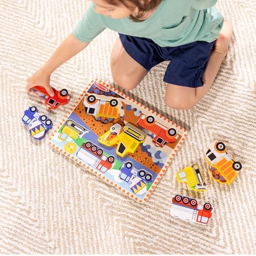 Melissa & Doug Melissa Doug Safari Wooden Chunky Puzzle - 8 Pieces - FSC Certified