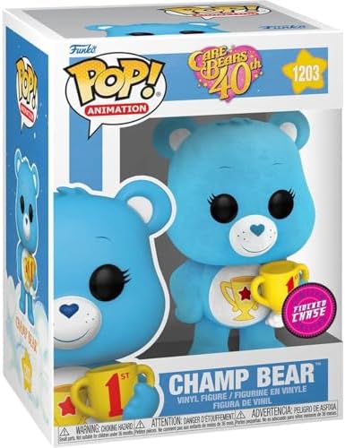 Funko Champ Bear Flocked Chase PaSoaSpaS Animation Vinyl Figurine 1 Compatible 'Diva'