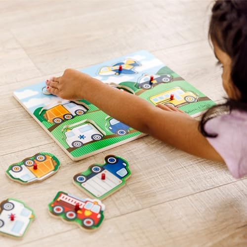 Melissa & Doug Melissa Doug Wooden Peg Puzzle