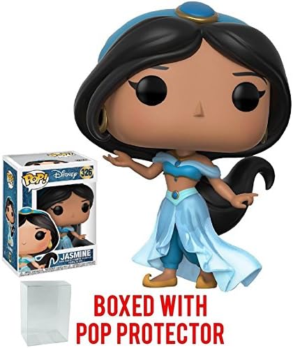 Disney Aladdin - Jasmine Funko Pop Vinyl Figure Includes Compatible Pop Box Protector Case