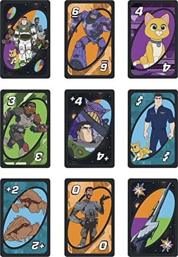 Mattel UNO Disney and Pixar Lightyear Card Game