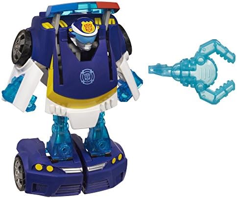 Transformers Playskool Heroes Rescue Bots Energize Chase The Police-Bot Action Figure