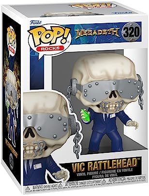 Funko POP Rocks Megadeath - Vic Rattlehead - Collectable Vinyl Figure