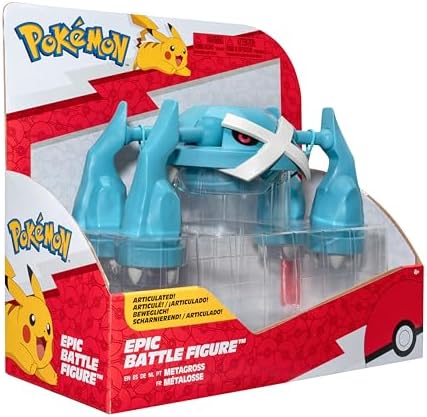 Pokemon Metagross Figure-12-Inch Articulated Epic Battle Figure