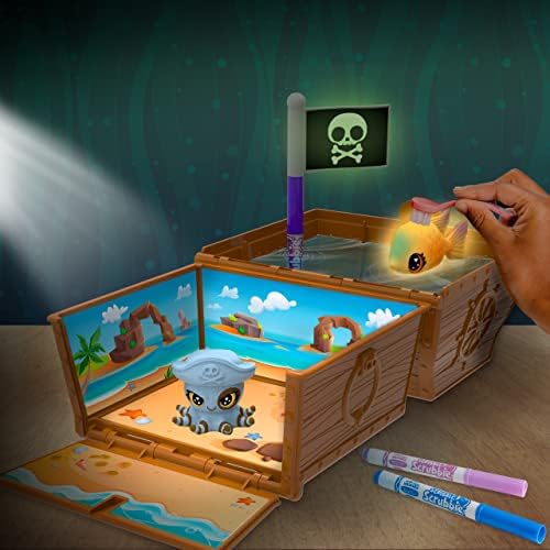 Crayola Scribble Scrubbie Pets Glow Ocean Playset for Boys Girls Gifts for Ages 3 4 5 6