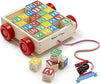 Melissa & Doug Melissa Dougi Classic ABC 30-Piece Wooden Block Cart 1 Theme Compatible MD