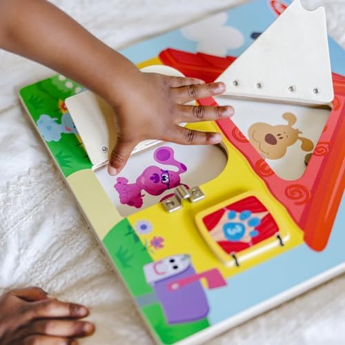 Melissa & Doug Melissa Doug Blue's Clues You Wooden Activity Board with Clue Cards - FSC