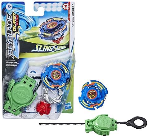 Beyblade Burst Rise Slingshock Crystal Dranzer F Starter Pack - Right-Spin Battling Top
