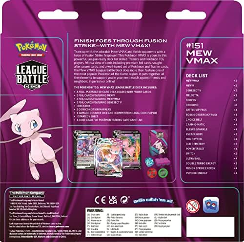Pokemon TCG Mew VMAX League Battle Deck
