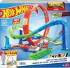 Hot Wheels Toy Car Track Set Action Loop Cyclone Challenge Playset