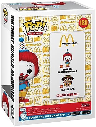 Funko POP Ad Icons McDonalds - Birthday Ronald McDonald - Collectable Vinyl Figure