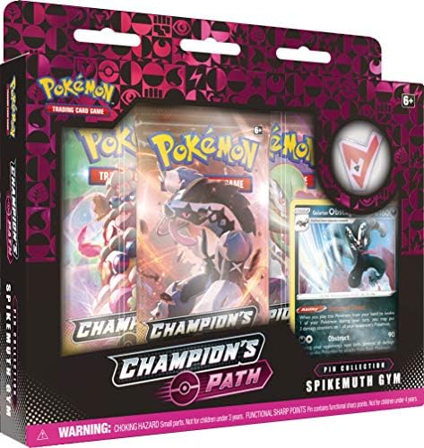 Pokemon TCG Champion's Path Pin Collection BALLONLEA SPIKEMUTH and HAMMERLOCKE Gyms Multi