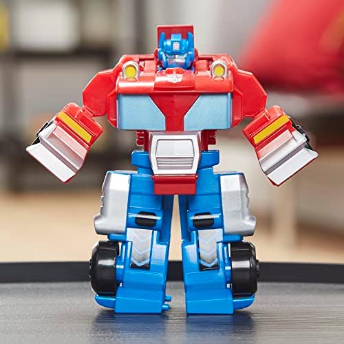 Transformers Playskool Heroes Rescue Bots Academy Team Optimus Prime 4.5-Inch Action
