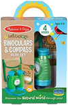 Melissa & Doug Melissa Doug Let's Explore Binoculars Compass Toy Outdoor Activity for