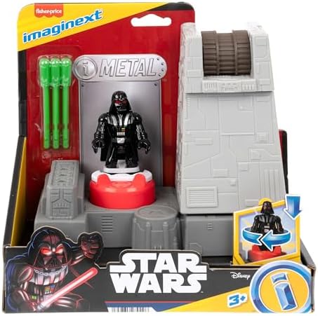 Fisher-Price Imaginext Star Wars Death Star Turret Cannon with Darth Vader Metal