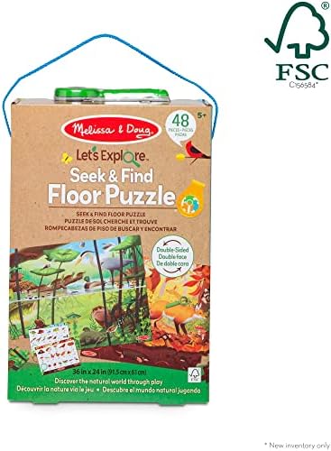 Melissa & Doug Melissa Doug Double-Sided Seek Find Puzzle - FSC Certified