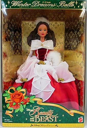 Barbie Disney's Beauty and the Beast Winter Dreams Belle Barbie from the Disney Holiday