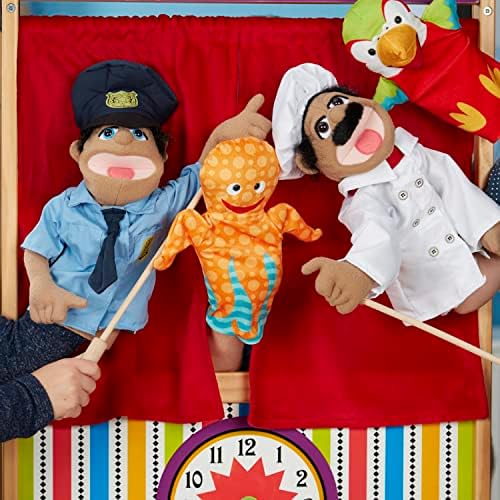 Melissa & Doug Melissa Doug Chef Puppet Al Dente with Detachable Wooden Rod