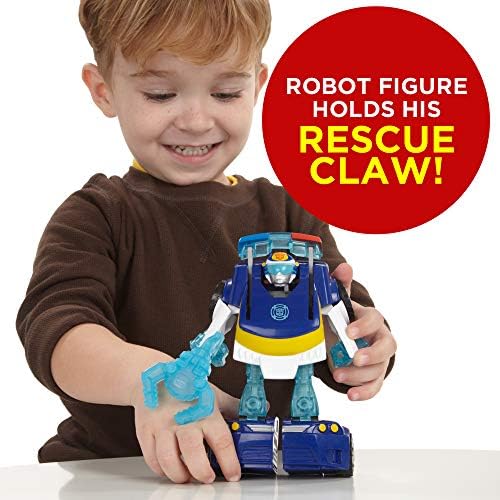 Transformers Playskool Heroes Rescue Bots Energize Chase The Police-Bot Action Figure