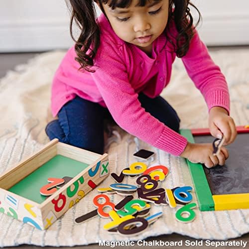 Melissa & Doug Melissa Doug Deluxe Magnetic Letters and Numbers Set With 89 Wooden