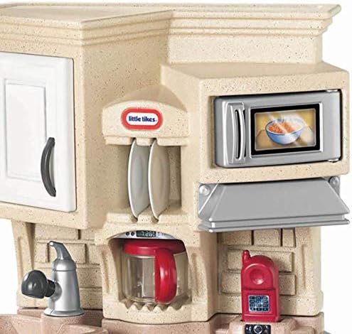 Little Tikes Super Chef Kitchen Blue Cream 14.00 l x 28.00 w x 40.00 h inches