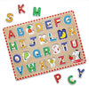 Melissa & Doug Melissa Doug Lift See Alphabet Wooden Peg Puzzle