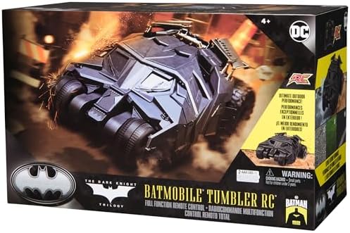 DC Comics Batman Official Batmobile Tumbler RC 115 Scale 85th Anniversary Dark Knight