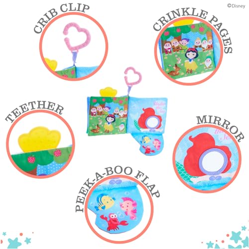 Disney Preferred Disney Baby - Disney Princess Soft Book with Teether Toy Crinke Pages -
