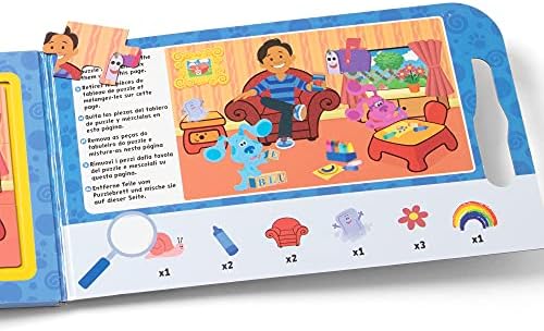 Melissa & Doug Melissa Doug Blue's Clues You Take-Along Magnetic Jigsaw Puzzle